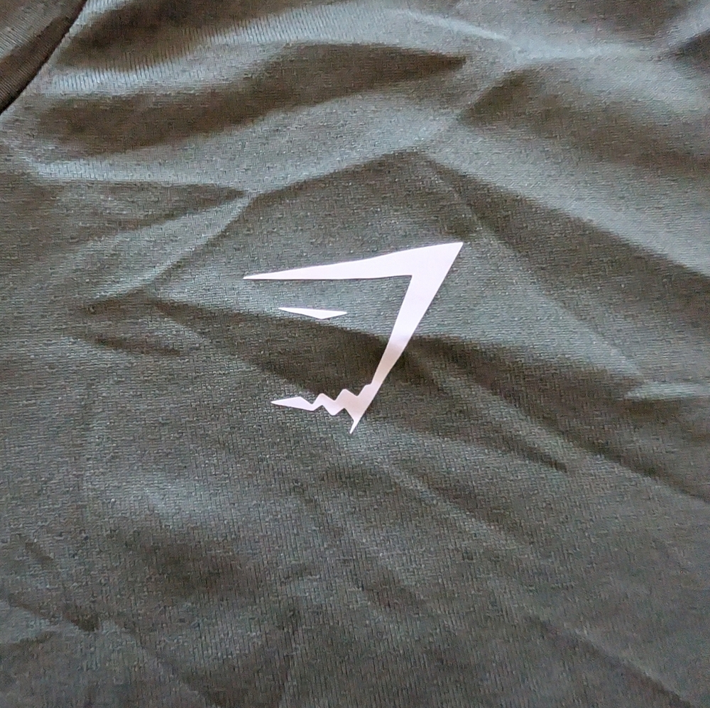 Gymshark Arrival Performance T-Shirt Core Olive XXL Men's Activewear Gym Top image 2